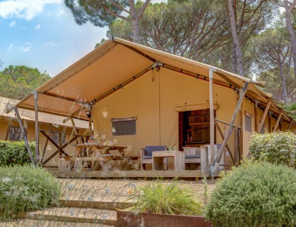 COSTA BRAVA Camping Cypsela Lodge safari tent HOLASPAIN PALS
