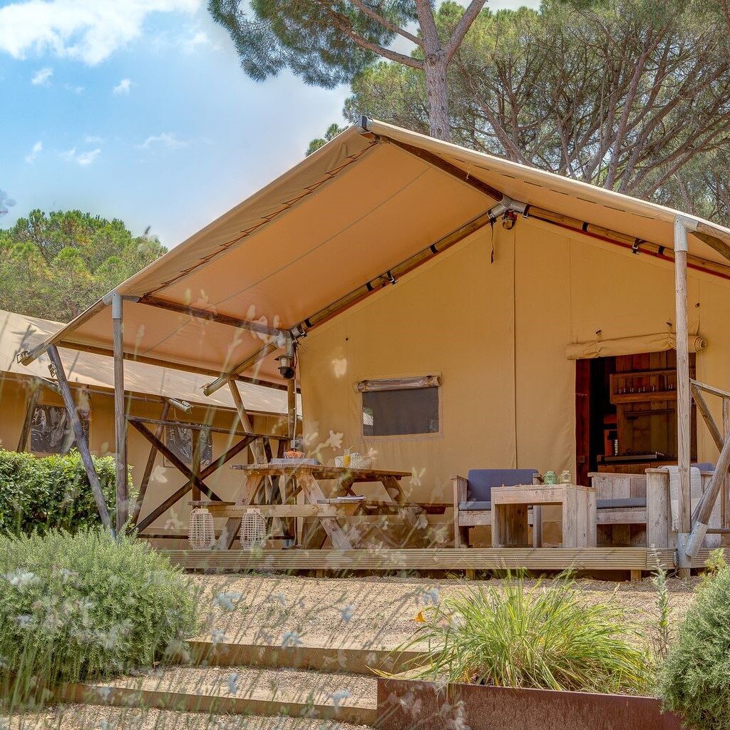COSTA BRAVA Camping Cypsela Lodge safari tent HOLASPAIN PALS