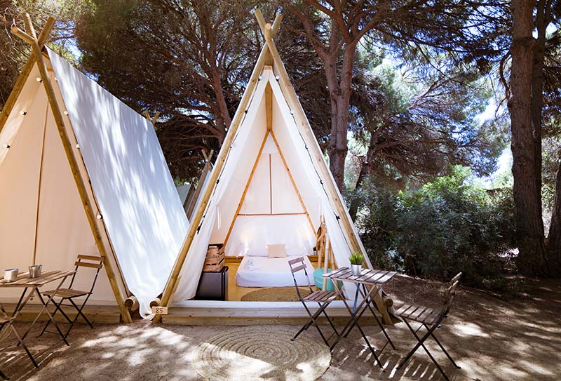 Camping CALA LLEVADO Glamping Costa Brava HOLASPAIN Spanje