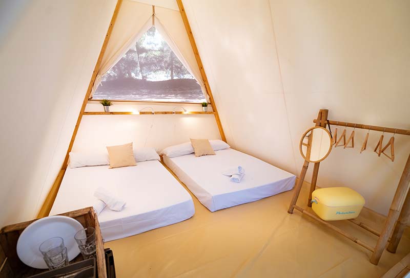 Camping CALA LLEVADO Glamping Costa Brava HOLASPAIN Spanje