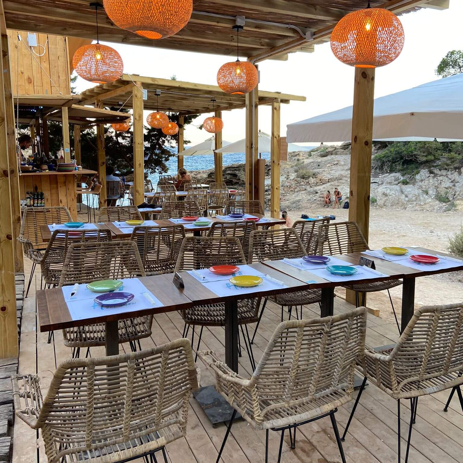 Ibiza Beaches Cala Olivera Beach bar Hydrogen