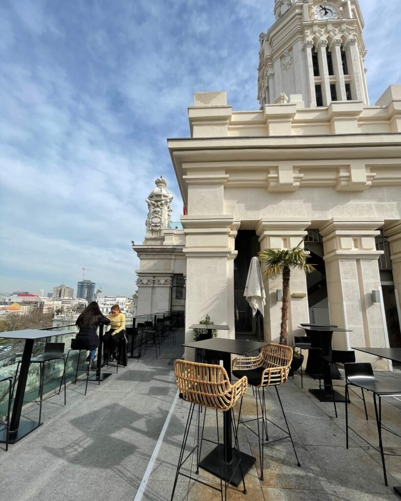 HOLASPAIN Madrid Cocktailbar Terraza Cibeles