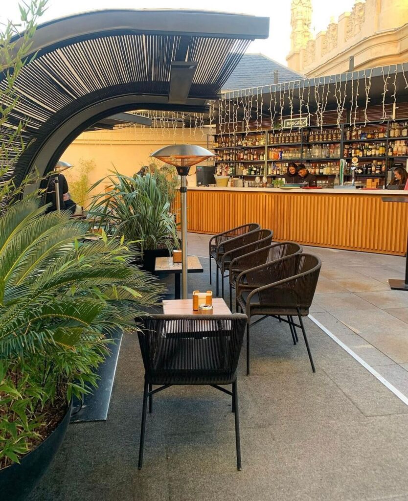 HOLASPAIN Madrid Cocktailbar Terraza Cibeles 