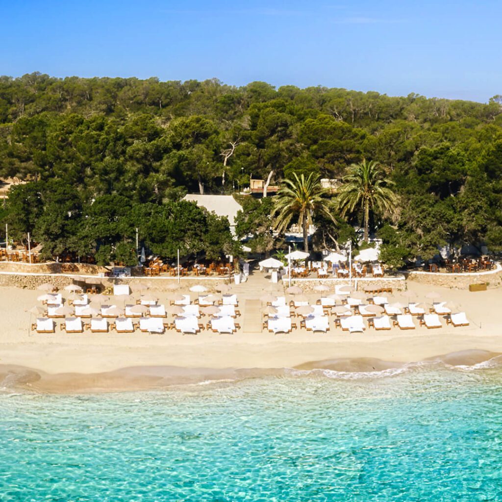 Ibiza Beaches Cala Bassa restaurant lounge CBbC beachclub