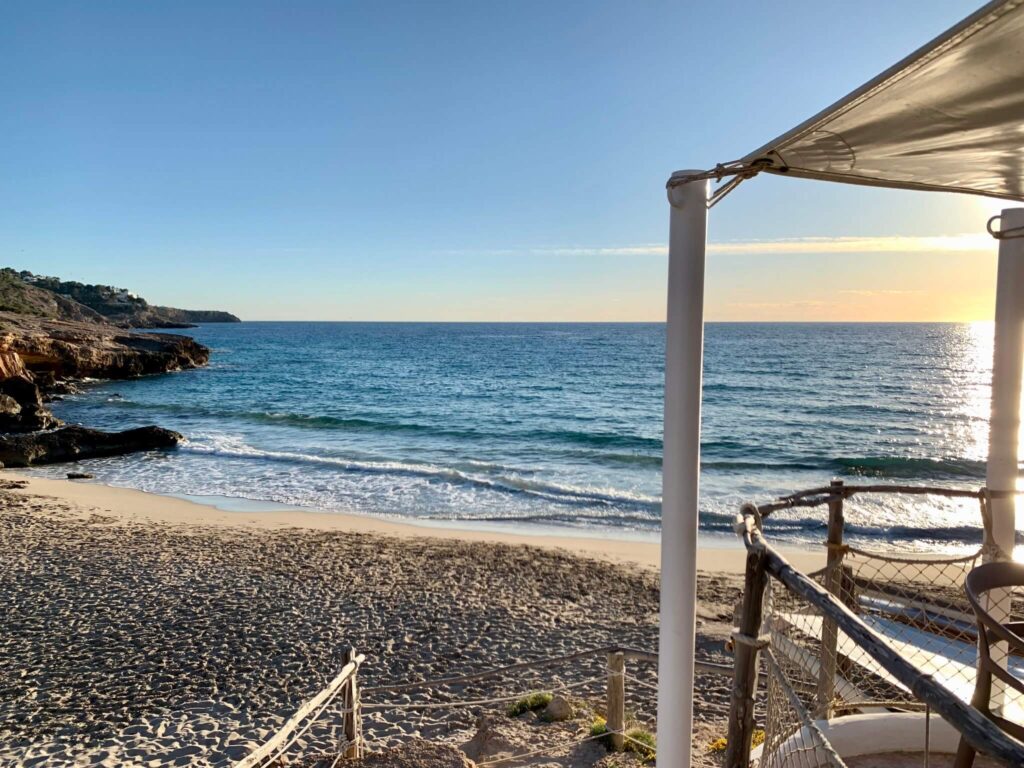 Ibiza Beaches Cala Tarida restaurant Ses Eufabies
