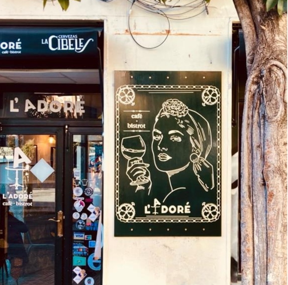 Madrid wijken La Latina L Adore cafe bar bistrot
