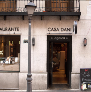 Madrid wijken Salamanca Casa Dani restaurante terraza