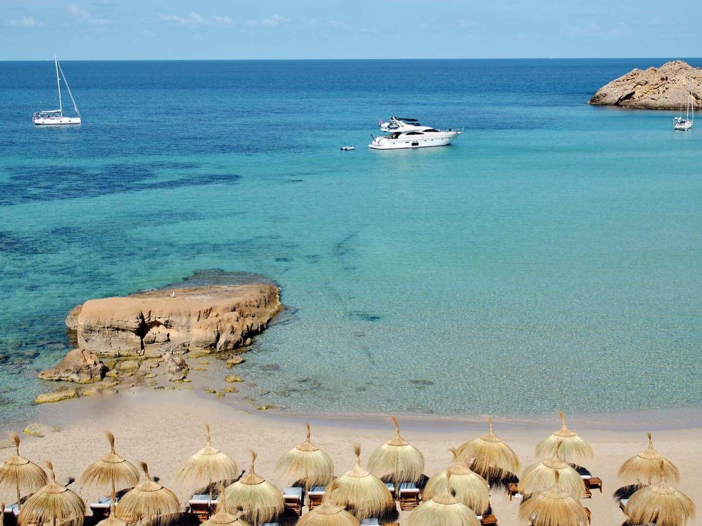Ibiza Beaches Cala Tarida Cotton Beach Club Ibiza