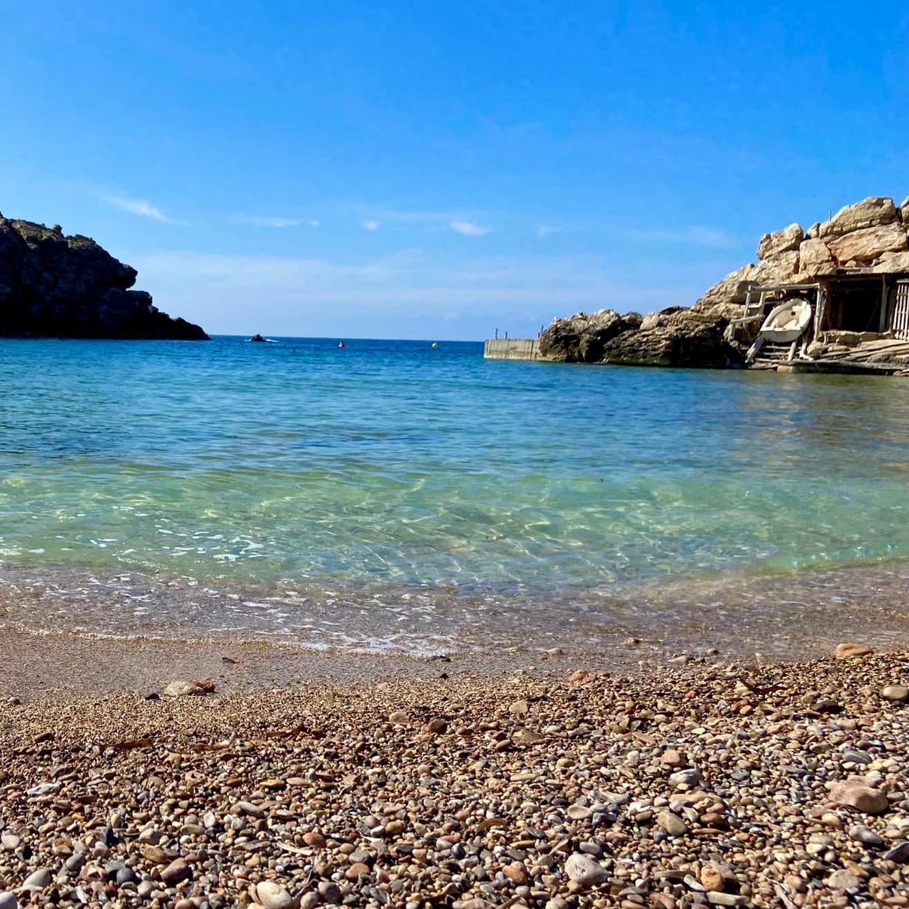Ibiza Beaches strand Cala Carbò restaurante El Balneario