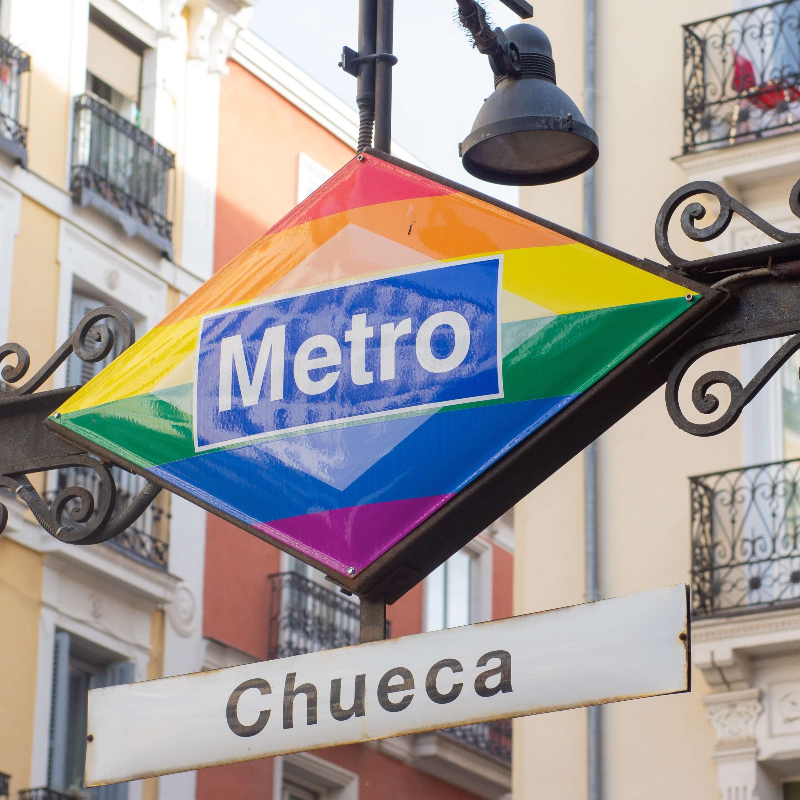 Madrid wijken Chueca Holaspain metro