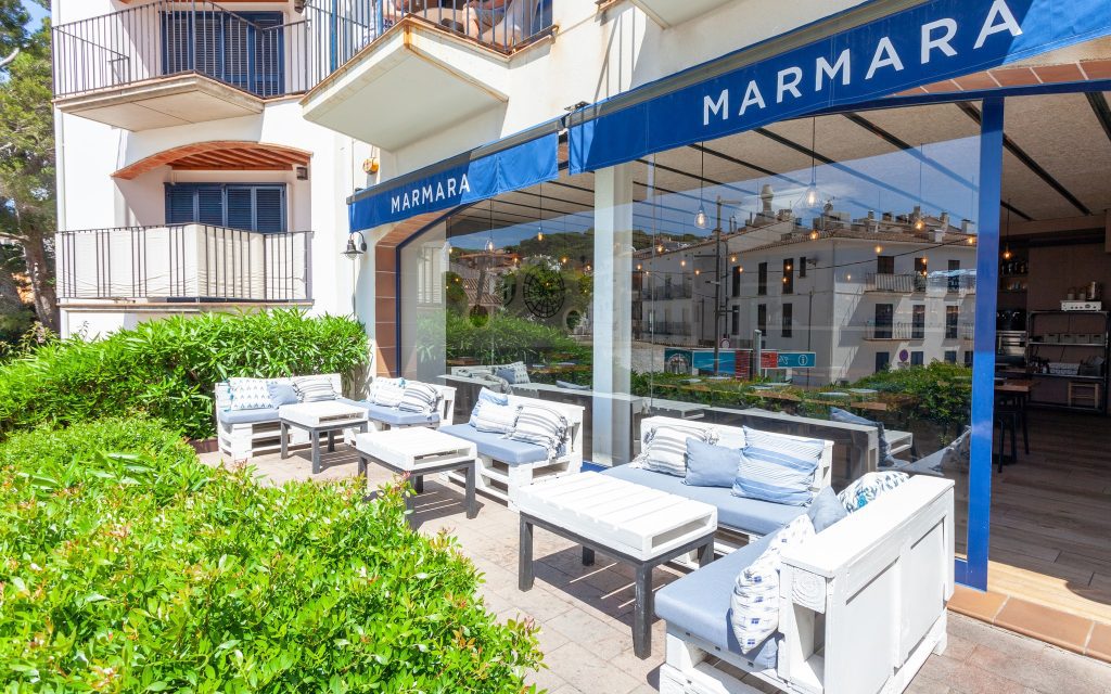 Costa Brava beaches stranden baai Holaspain Marmara restaurante LLafranc 