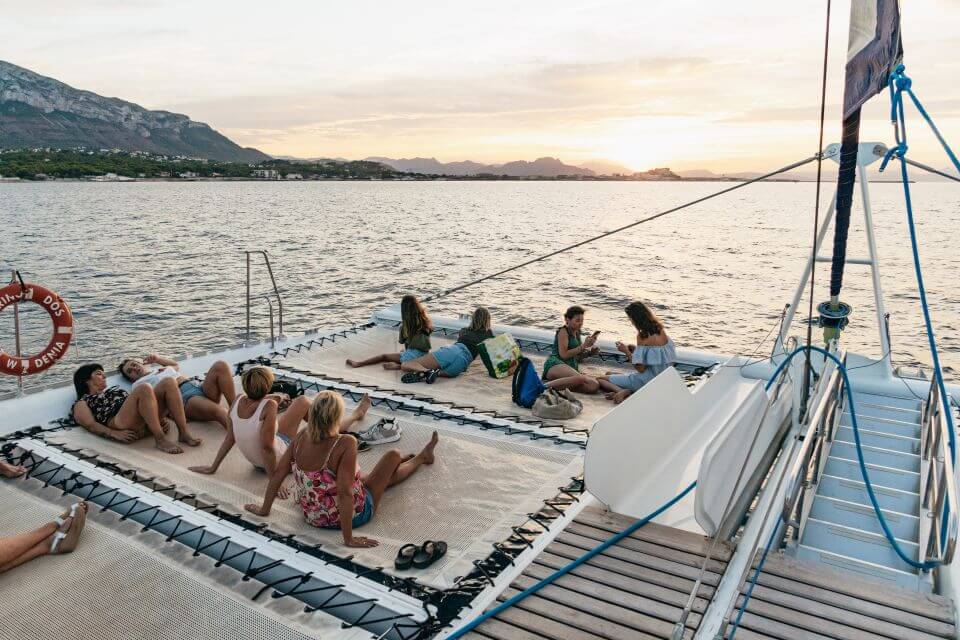 COSTA BLANCA Denia catamaran cruise sunset