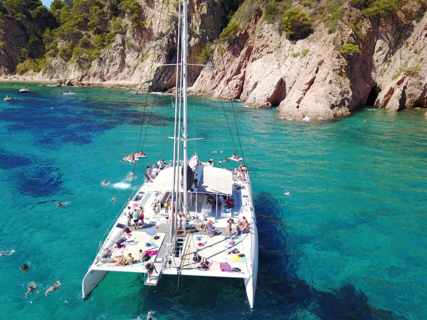 COSTA BRAVA Lloret de Mar catamarantocht met bbq