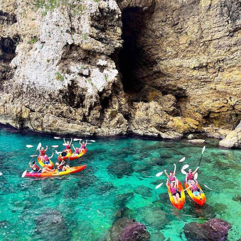 Costa Blanca Javea Xabia Cala Portixol Kajak