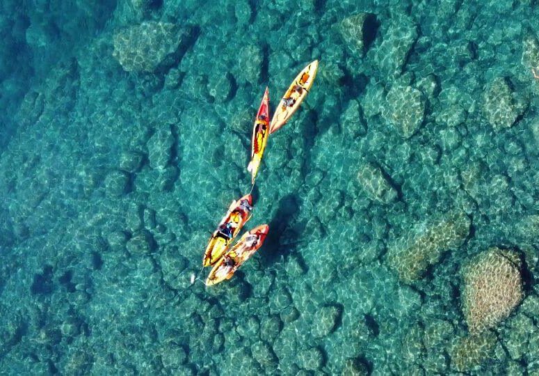 Costa Brava wateractiviteiten Barcelona kajak snorkeltour
