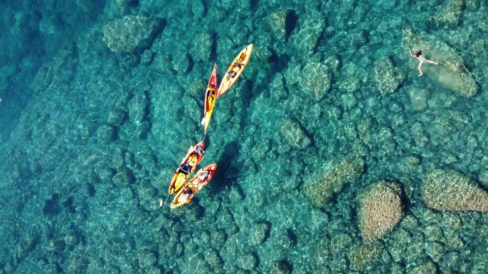 Costa Brava wateractiviteiten Barcelona kajak snorkeltour