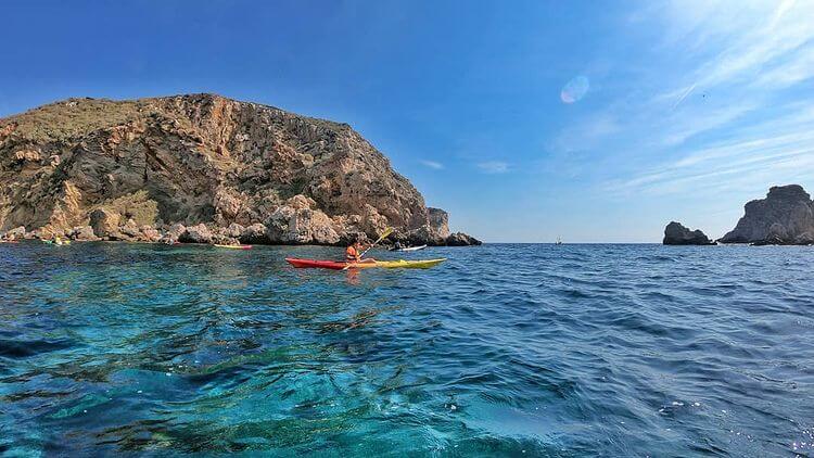 L'Estartit zeekajak Costa Brava Medes eilanden