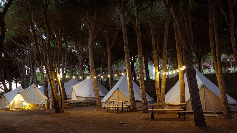 Camping CALA LLEVADO Glamping Costa Brava HOLASPAIN Spanje