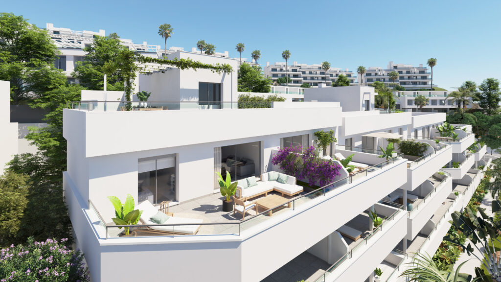 Ocean Gardens Magnum en Partners Cancelada nieuwbouw Estepona Oost makelaar HOLASPAIN spanje