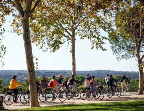 Fietstour met gids Madrid HOLASPAIN