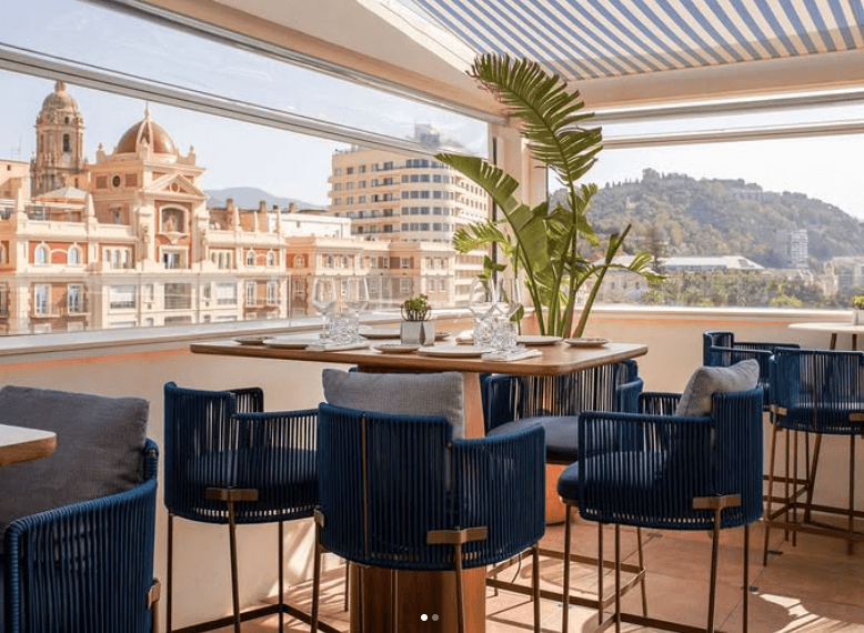 Rooftop bar Only You Hotel Malaga HOLASPAIN