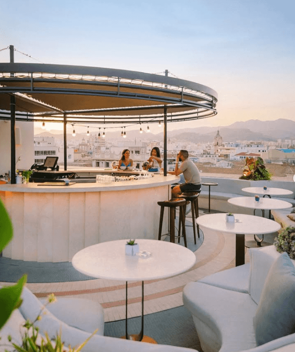 Rooftop bar Only You Hotel Malaga HOLASPAIN