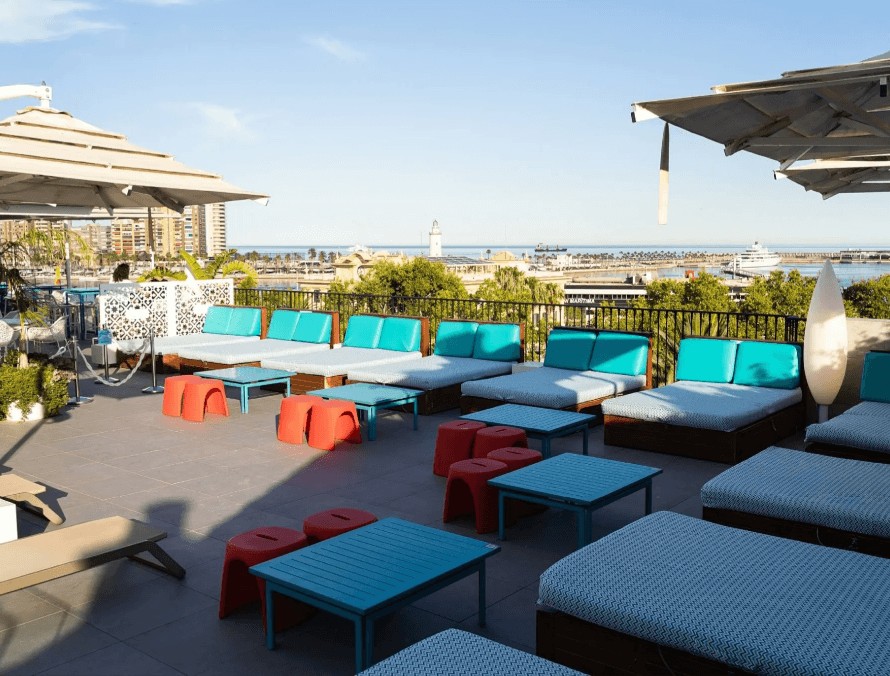 Rooftop bar Room Mate Valeria Malaga HOLASPAIN